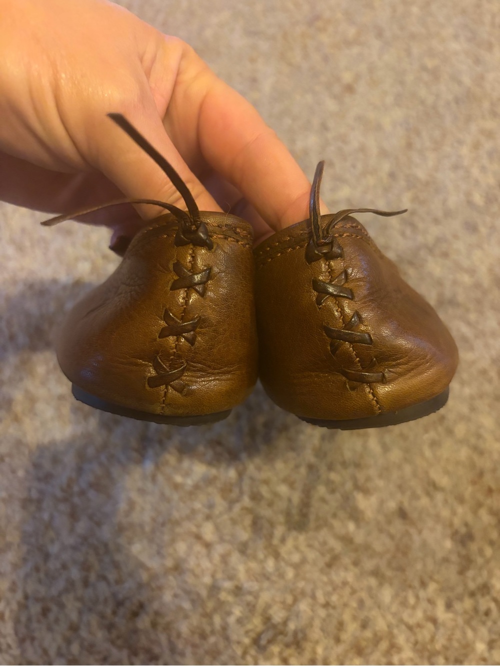 Frye Brown Pointed-Toe Leather Flats - Picture 6 of 7